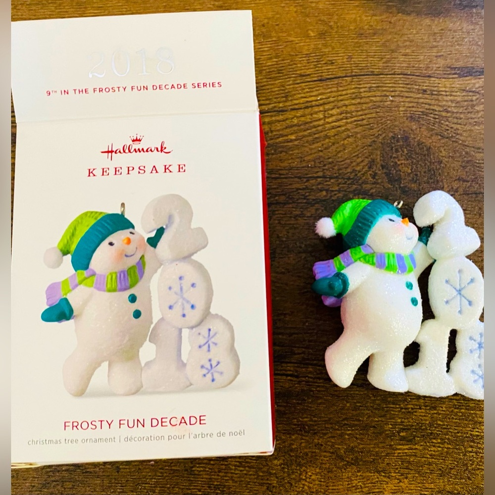 2018 Snowman Hallmark Keepsake Ornament